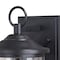Vaxcel Southport Rust Proof 1 Light Black Coastal Outdoor Wall Lantern Clear Glass T0523 - alternate 4